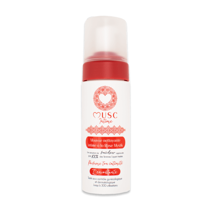 Mousse nettoyante Intime Rose Mystik - l'Envoûtante